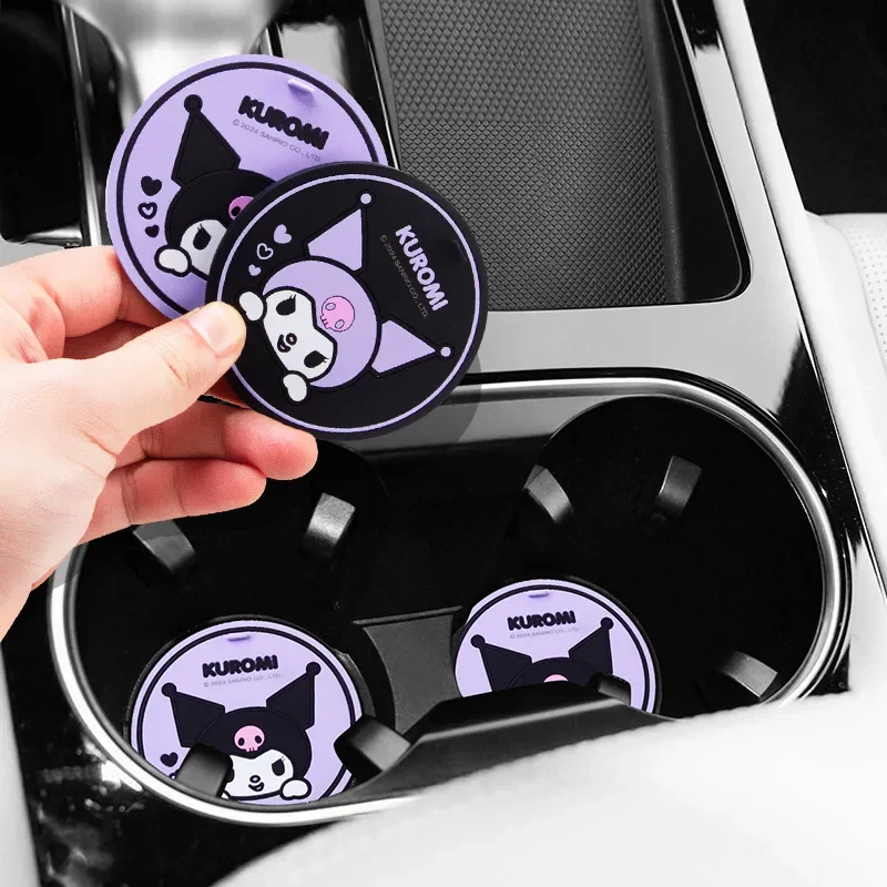Kawaii Tech Accessories - 2 szt. Podkładki samochodowe Sanrio Kuromi