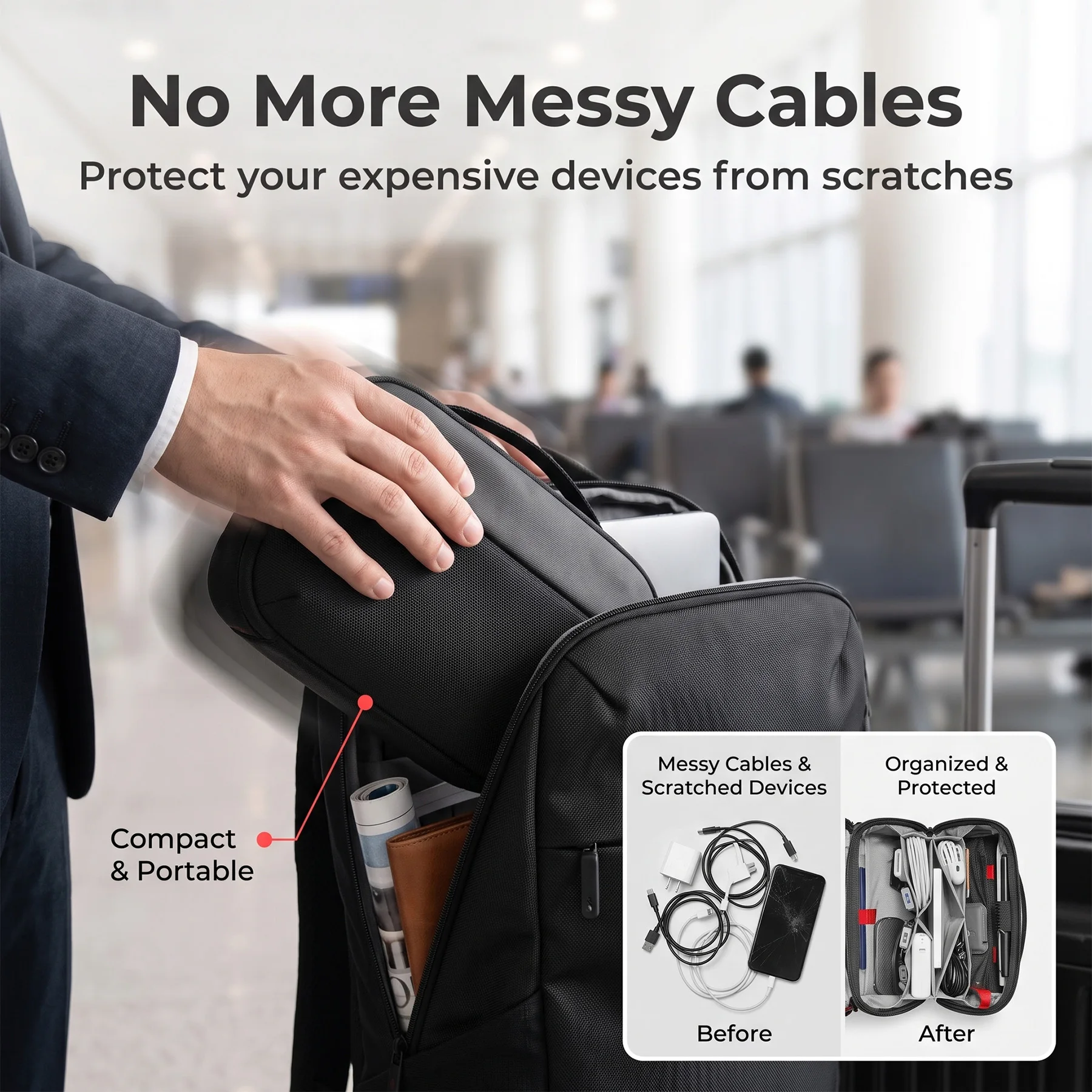 Organizer na akcesoria podróżn – Tech Accessories Case recenzja i cena