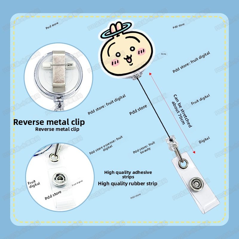 jiyi Wysuwany Klips na Identyf – Kawaii Tech Accessories recenzja i cena